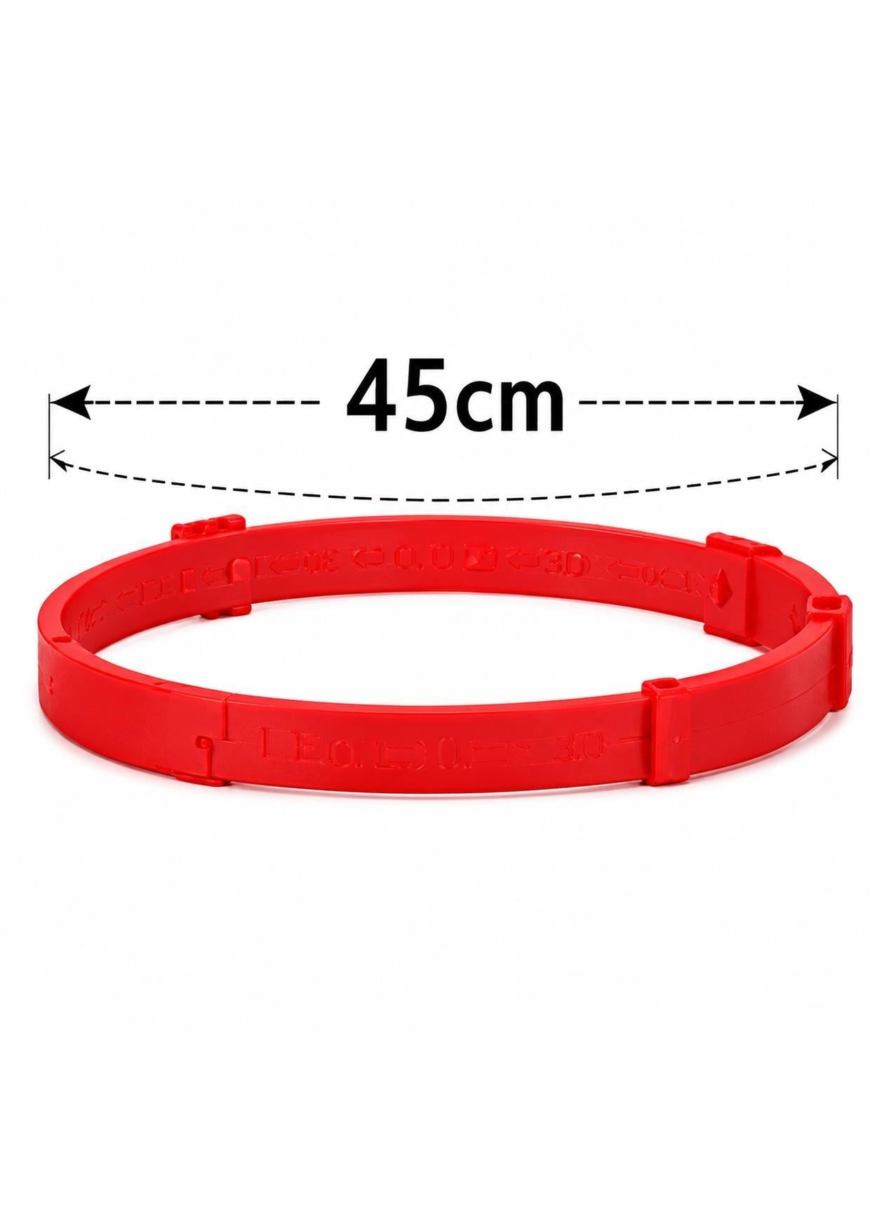 Medida da coleira antipulgas: 45 cm de comprimento ajustável